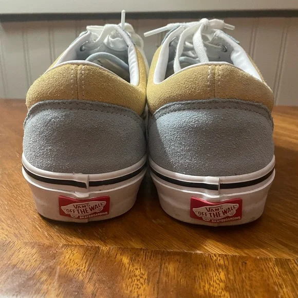 Vans Men's Light Blue and Cream Sneakers line new - Picture 3 of 5